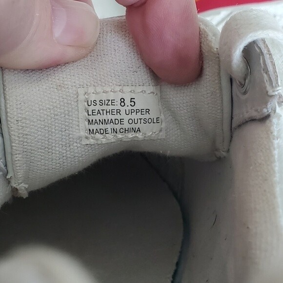 Very Volatile Rainbow Stripe Leather Platform Sneakers - Picture 11 of 13